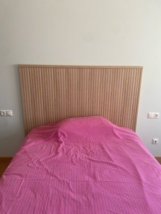 Cabecero de madera 1.55m x 1.31m