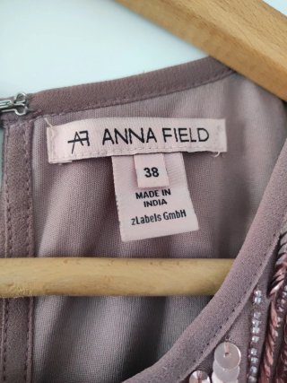 Vestido largo ceremonia lentejuelas