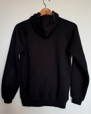 Sudadera Vans Negra con Logo Rosa Neón