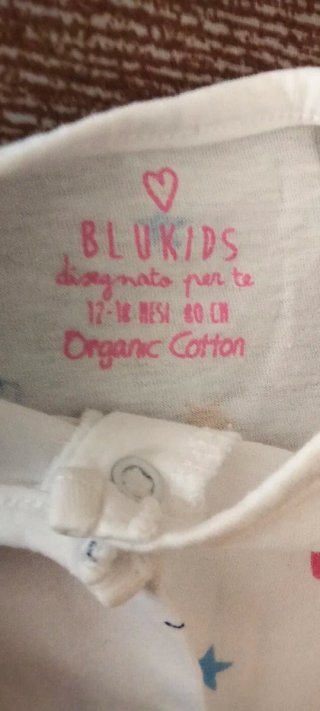 Pigiama tutina body neonata cotone estiva