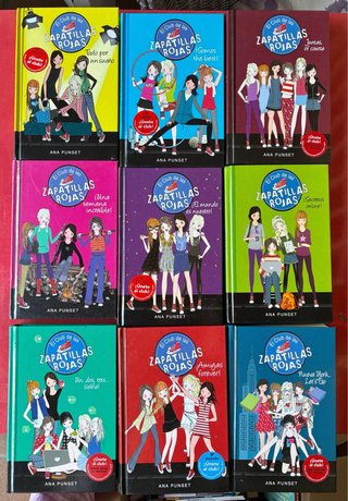 9 Libros de Las Zapatillas Rojas.
