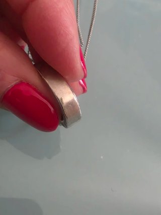 Collana doppio cuore argento