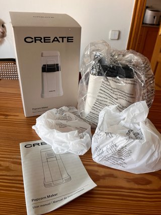 Máquina de Palomitas CREATE Blanca