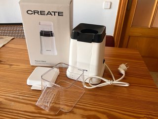 Máquina de Palomitas CREATE Blanca