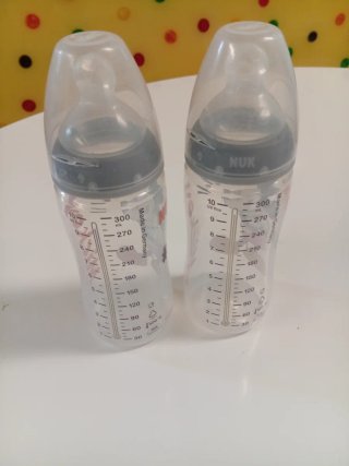 2 Biberones Nuk Mickey 300ml 6-18m