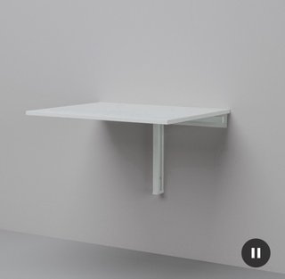 Mesa abatible blanca Ikea NORBERG