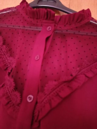 Blusa SHEIN Morada Talla 1XL curvy