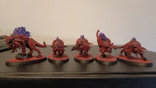 Warhammer Mastines de Khorne (5 figuras)