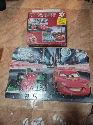 Puzzle Cars 48 piezas reversible