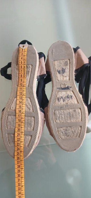 Alpargatas Fallero Beige y Negro