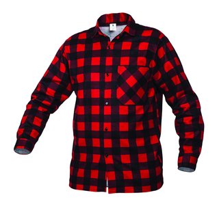 Camisa franela algodón acolchada cómoda