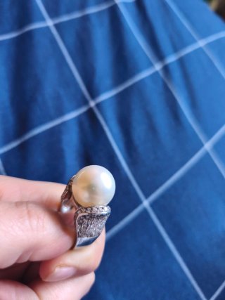 Anillo Plata 925 Perla y Circonitas