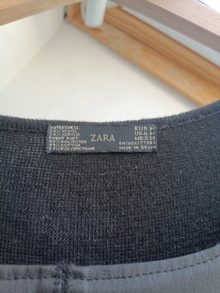 Vestido Zara Negro Talla M