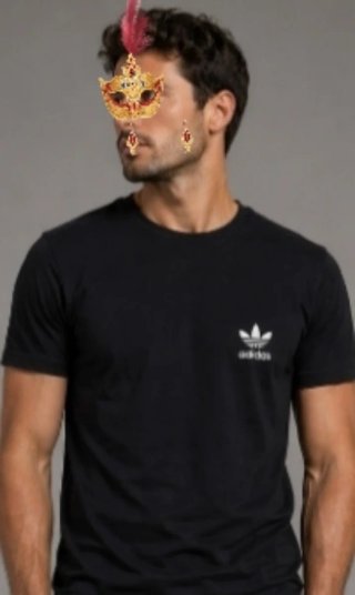 Camiseta Adidas Negra Hombre