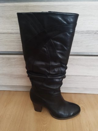 Botas altas Clarks piel negras talla 37.5