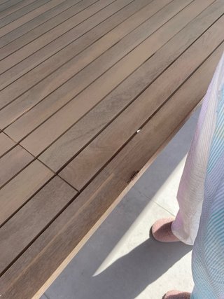 Mesa de jardín madera acacia Kae