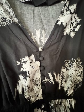 Vestido largo estampado M