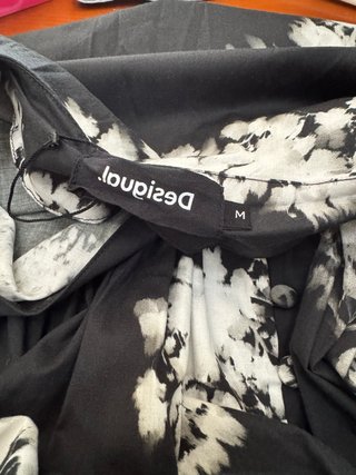 Vestido largo estampado M