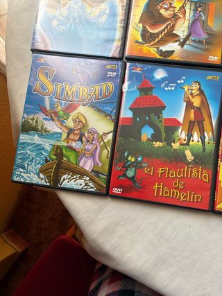 Lote 12 DVD Cuentos Infantiles (Español)