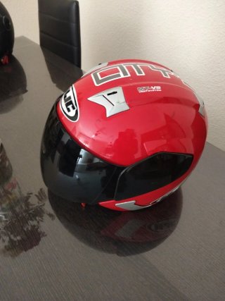 Casco Moto HJC Talla M Rojo