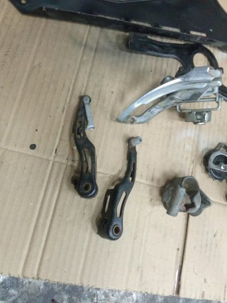 Lote componentes bicicleta