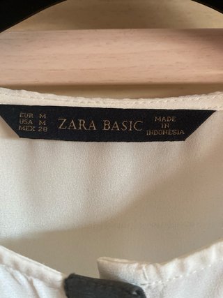 Blusa Zara sin mangas Talla M
