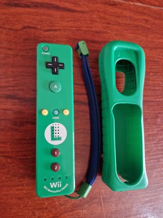 Mando Wii Motion Plus Luigi Verde