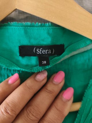 Blusa elegante Sfera verde