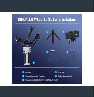 Estabilizador Zhiyun Weebill 3E