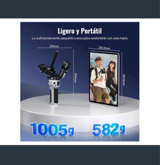 Estabilizador Zhiyun Weebill 3E
