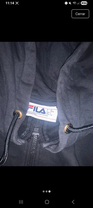 Sudadera Fila Media Cremallera Talla L