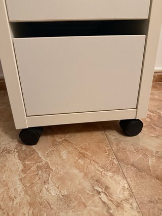 Cajonera blanca con ruedas Ikea