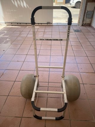 Carro de pesca aluminioplegable con ruedas grandes