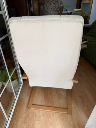 Sillón relax con reposapiés estilo IKEA