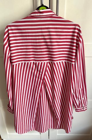 Camisa oversize Zara rayas S