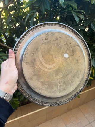 Vassoio Vintage Silver Plated Made in Italy