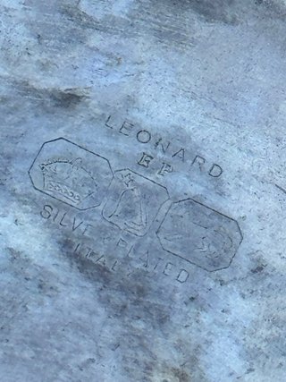 Vassoio Vintage Silver Plated Made in Italy