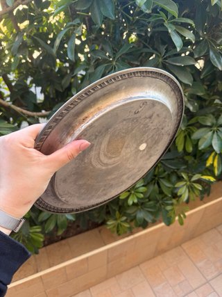 Vassoio Vintage Silver Plated Made in Italy