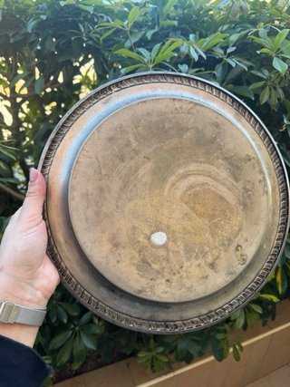 Vassoio Vintage Silver Plated Made in Italy