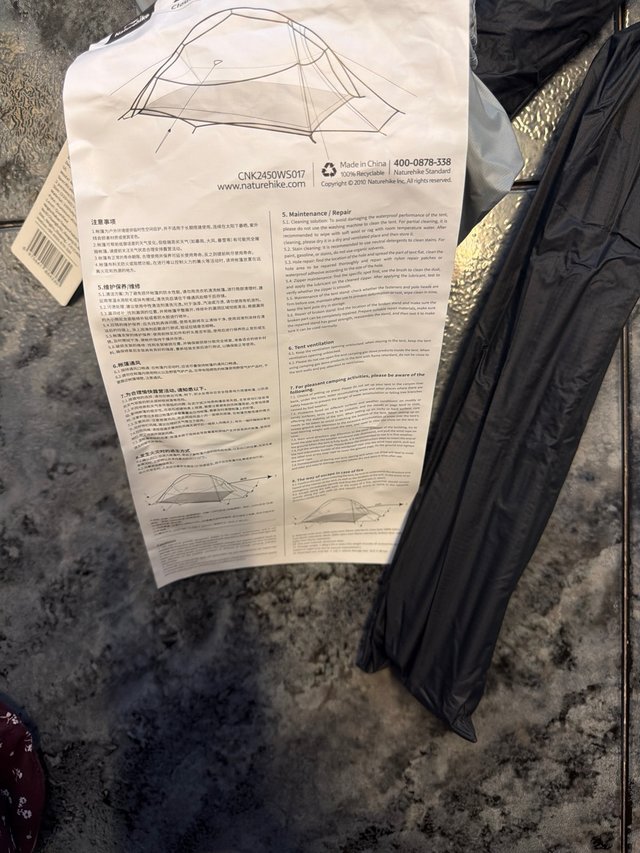 Tenda de Camping Naturehike Cloud Up Series