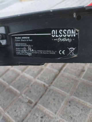 Patinete Eléctrico Olsson Stroot Arrow