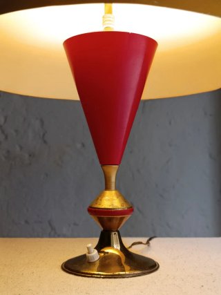 Lámpara mesa Italia - Vintage 50s