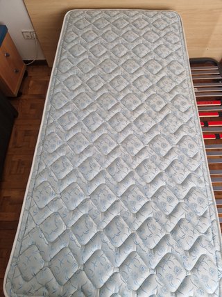 2 Camas 90x190 Metal y Madera