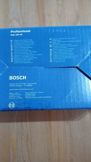 Cargador Bosch GAL 18V-40