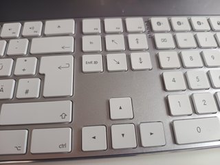 Teclado Bluetooth Aluminio QWERTZ Plata
