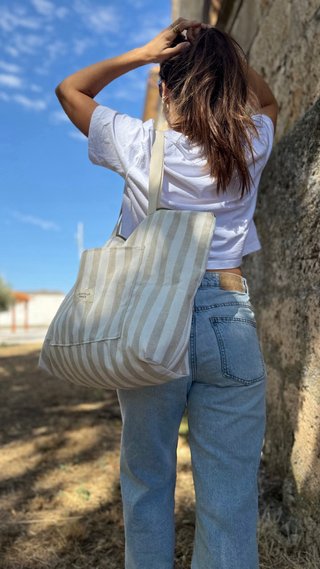Tote Bag/Bolso Playa + Neceser