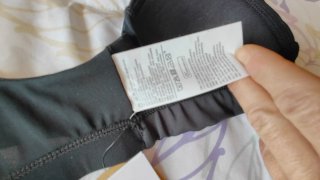 Top deportivo cremallera mujer negro