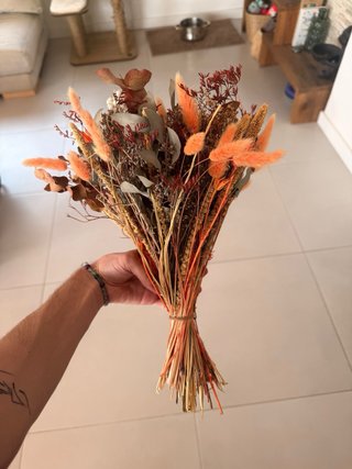 Ramo de flores secas