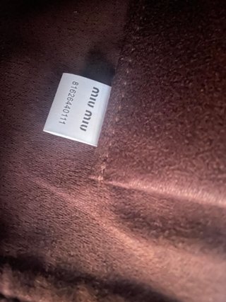 Borsa Miu Miu nera