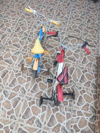 2 Bicicletas Infantiles (una con ruedines)